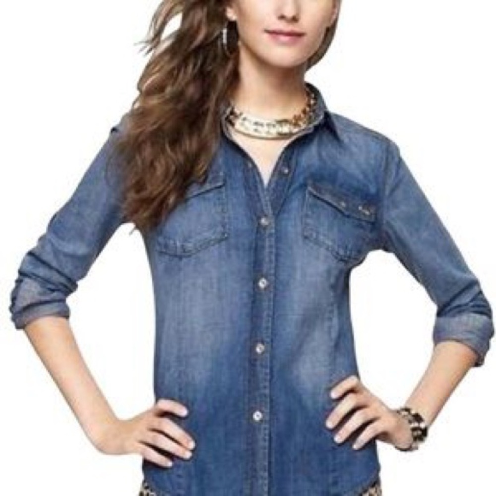 Juicy Couture Denim Button Down Shirt